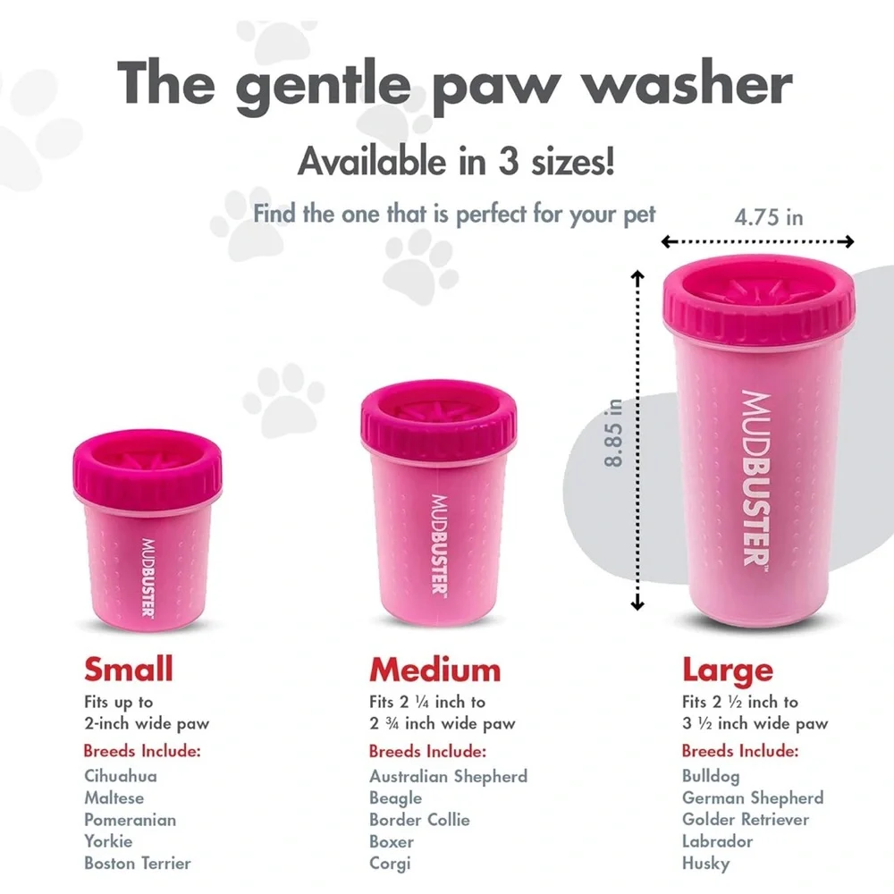 MUDBUSTER DOG PAW CLEANER & GROOMING MIT